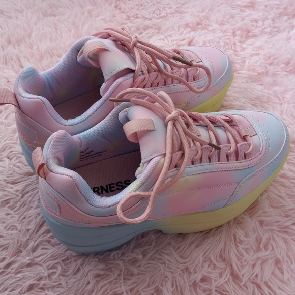 SOLD! YRU Pastel platform sneakers! Brand New in box w dust bags! Sz 7.5 - Picture 10 of 13